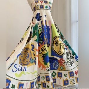 Soleil Linen Midi Sundress